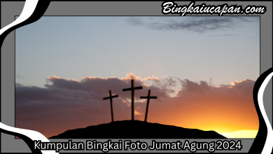 Bingkai Foto Digital Jumat Agung dengan Desain dan Simbol Kristen