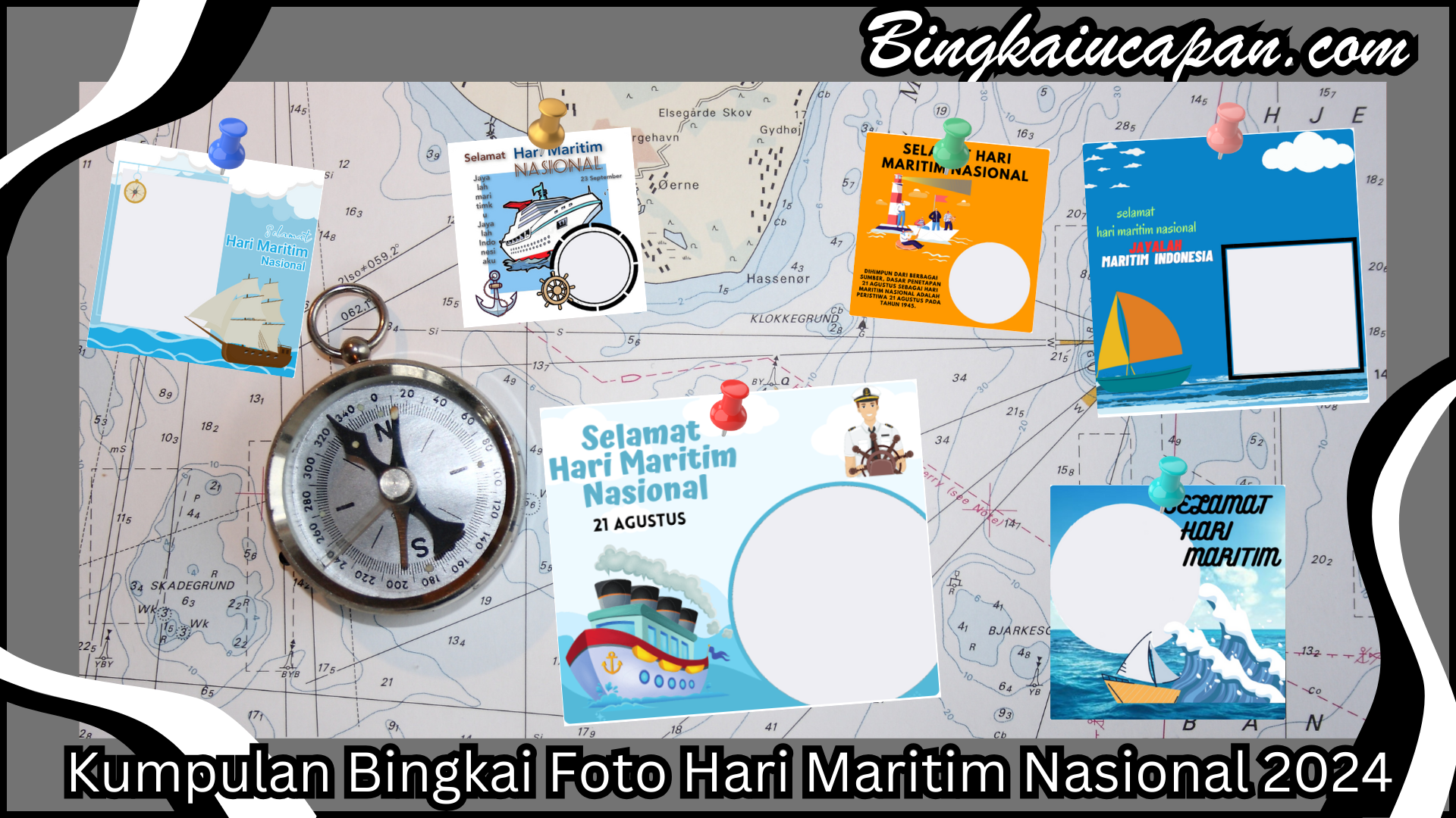 Kumpulan Bingkai Foto Hari Maritim Nasional Bingkai Ucapan